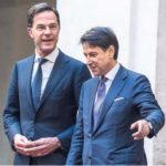 Mark Rutte e Giuseppe Conte