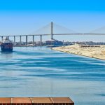 Ships in the Suez Canal