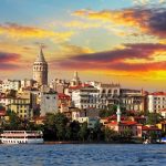 Istanbul at sunset – Galata district, Turkey