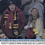 Ex segretario Toma allo stadio Olimpico per la partita della Roma Foto ESPN